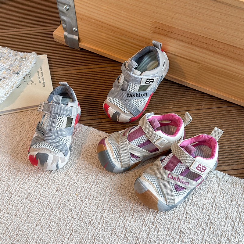 2026 Summer Kids Water Shoes, Boys & Girls Closed-Toe Sandals, Outdoor Beach Mesh Sneakers For Toddlers photo 2