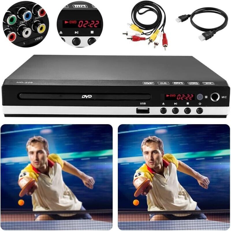 DVD Player Region Free With Remote Control USB Multi Region & HDMIAV Cable UK photo 5