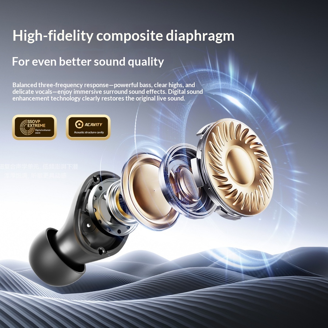 Cross Border Explosion M127 Long Range Hanging Earphone Private Model High Color Value Low Latency Wireless Bluetooth Headphones Wholesale photo 2