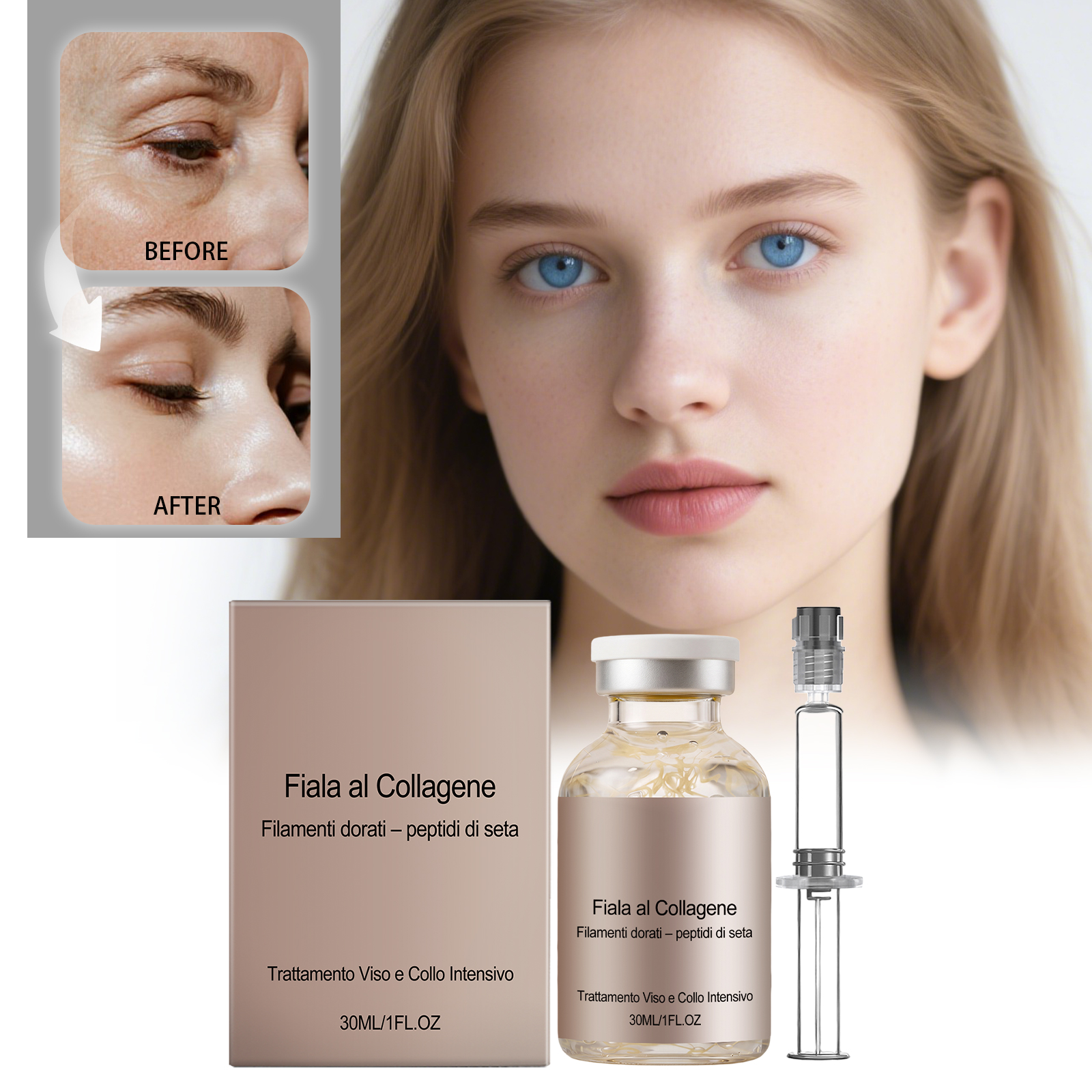 Refreshing Tight Bottle Essence 30ml - 1 Needle Tube  1Box photo 4