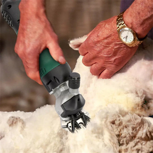 690W Electric Sheep Shears 2400R&Min 6 Speed Grooming Kit With 8 Grids Heat AU photo 2