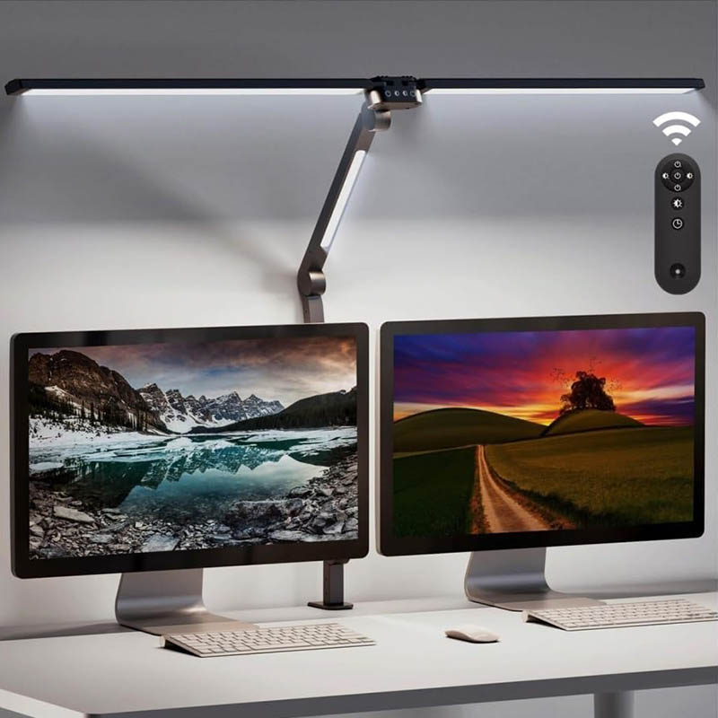 Led Desk Lamp With Clamp - Reading Table Lamp For Home Office With Atmosphere photo 5
