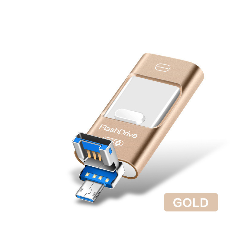 Universal Three-in-one USB Drive For Mobile Phone And Computer photo 3