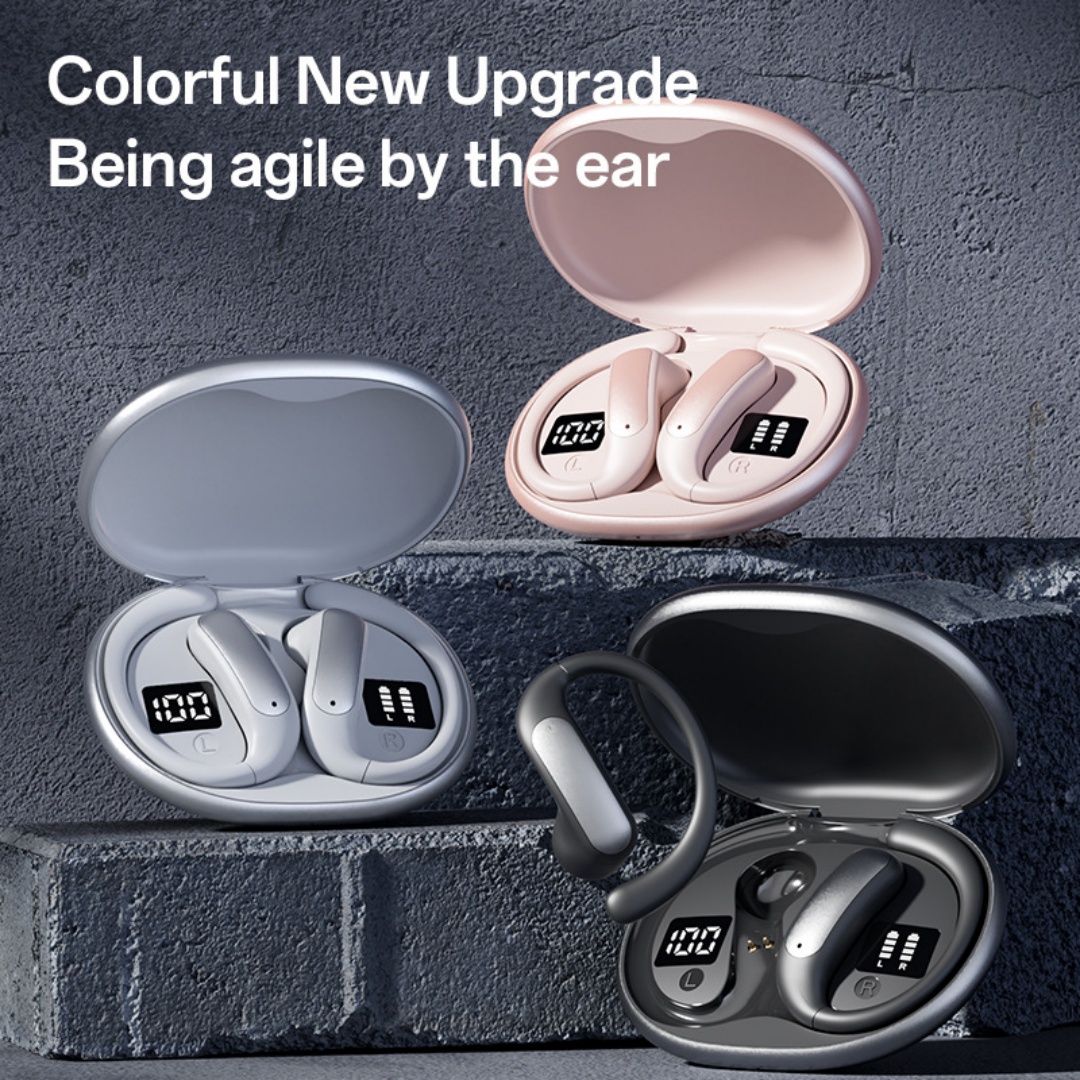 Cross Border Explosion M127 Long Range Hanging Earphone Private Model High Color Value Low Latency Wireless Bluetooth Headphones Wholesale photo 1
