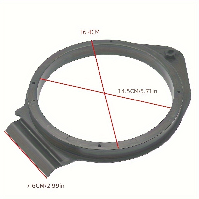 2pcs 4pcs 6.5Car Front Rear Door Audio Speaker Horn Washer Mounting Adapters Brackets Plates Spacer Ring Fit For GMC Chevy Buick photo 2