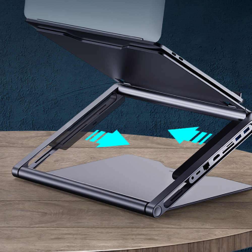 Lapstop Stand With 8-in-1 Docking Station photo 5