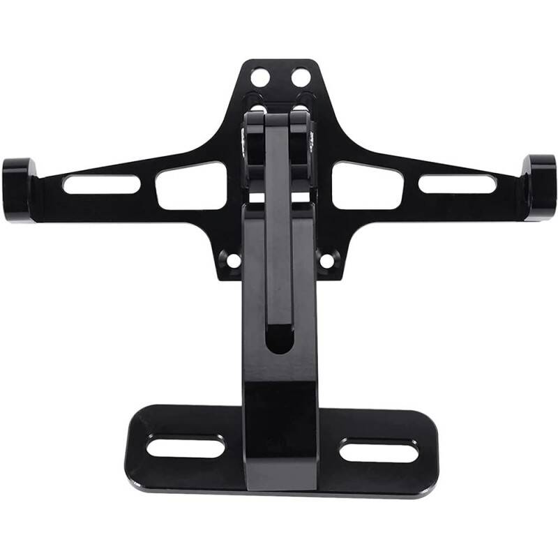 Durable Aluminium Motorcycle Number Plate Holder With Adjustable Angle, LED Light For Night Visibility, Compatible L Plates For Motorcycle, License Plate, Motorbike Number Plate, Bike Number Plate, L photo 4
