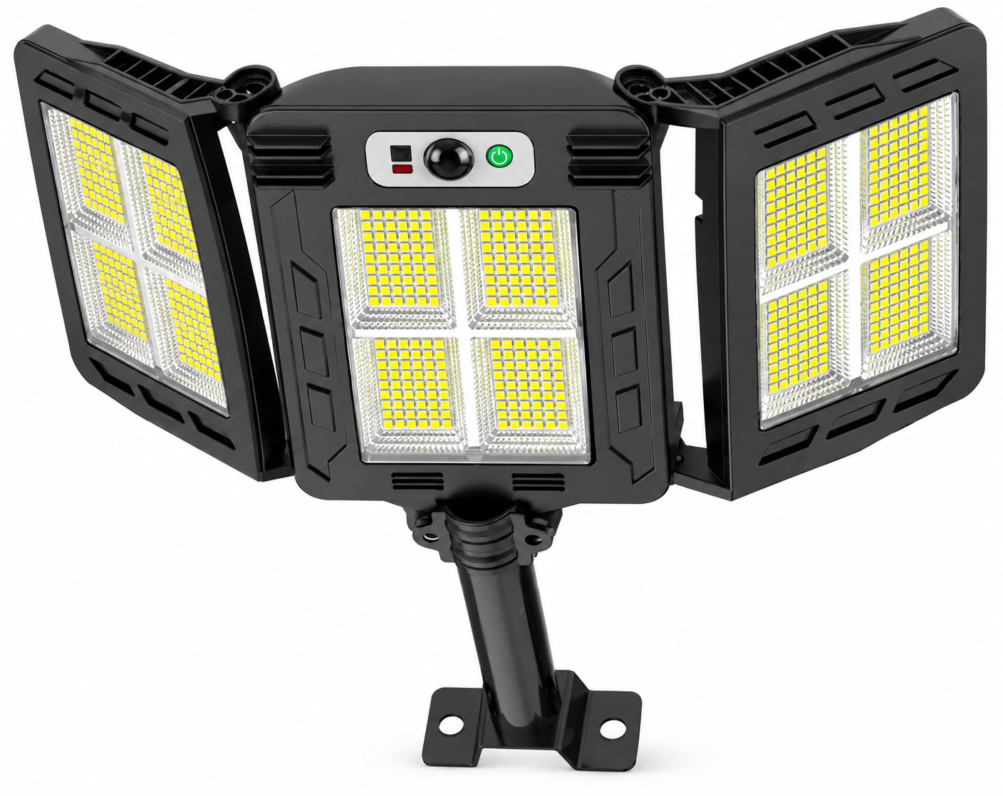 Solar Powered Rechargeable Motion Sensor LED Work Light 3000mAh For Auto W785 4 5 5W photo 1
