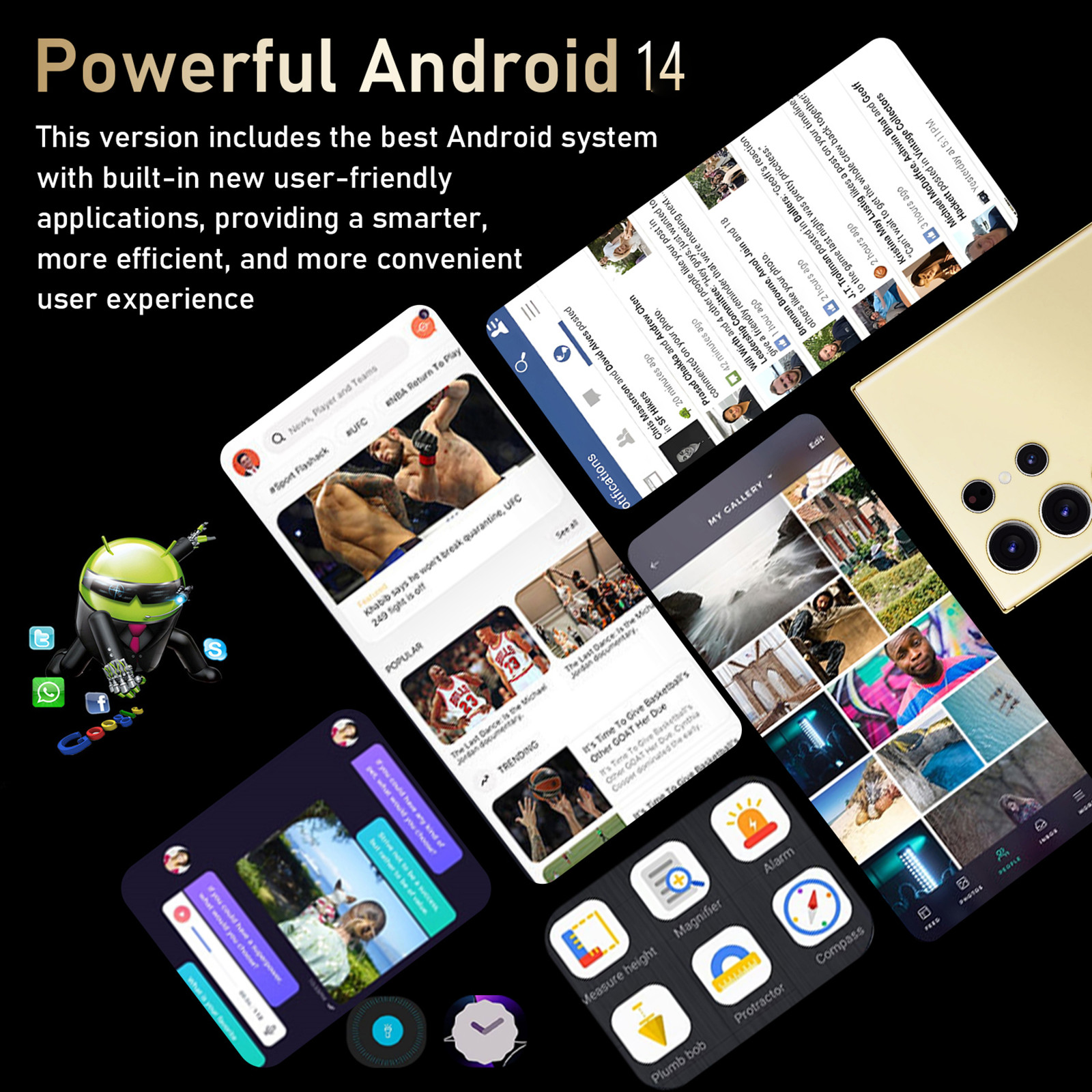 26 Ultra Cell Phone 8GB-256GB Unlocked Phone,5GSmartphone With Tool Pen, Android 14.0 Cell Phone Dual SIM Dual Standby photo 2