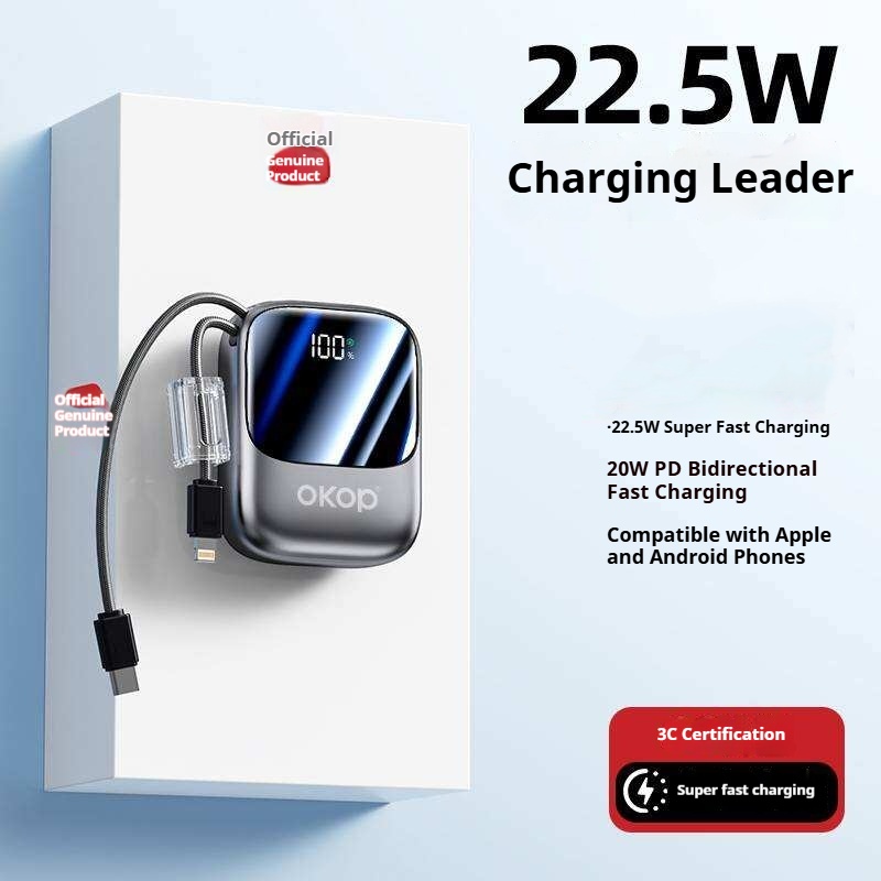 KP-730 Best-selling 10,000mAh Fast-Charging Power Bank With Digital Display Factory Direct Stock photo 4