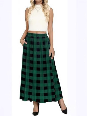Women's High-waisted Four-season Belt Pockets Slimming Design photo 6