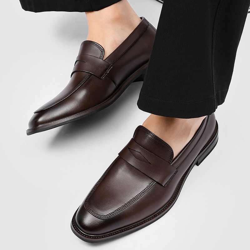 Slip-on Casual Black Loafer Shoes photo 6