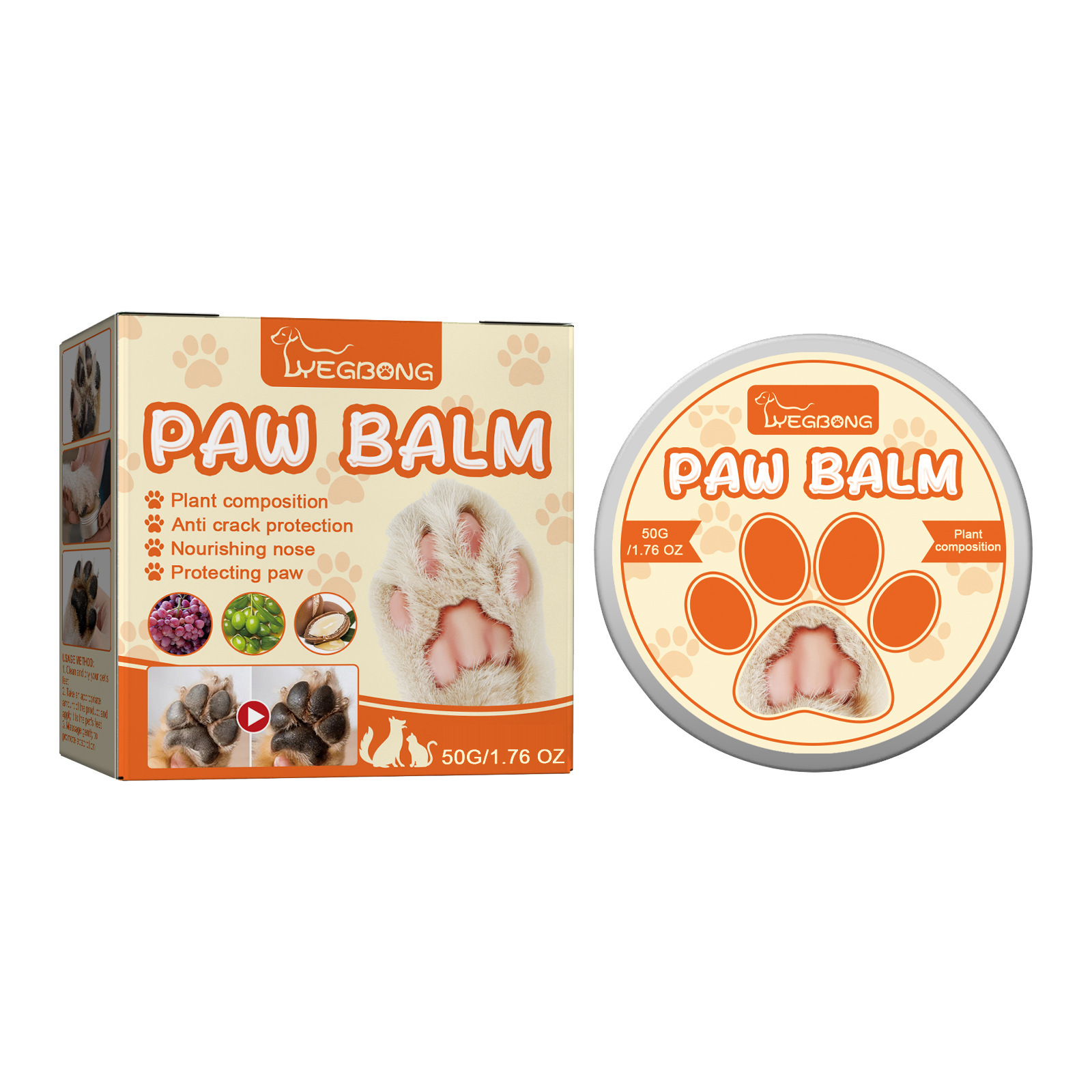 Anti-chapping, Moisturizing Pet Paw Balm photo 5