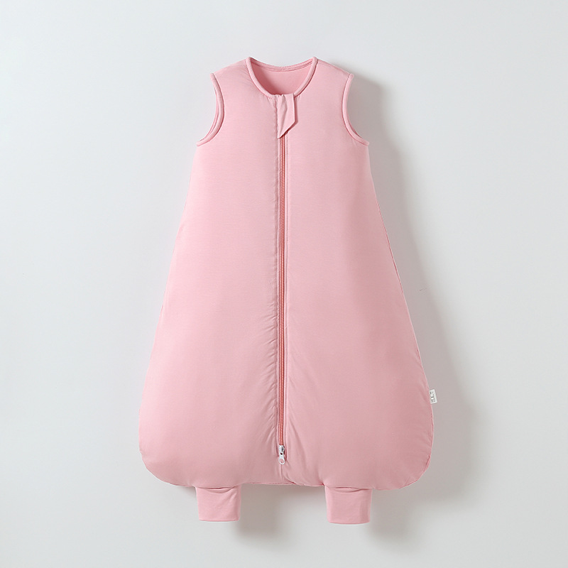 Warm Quilted Childrens Anti-kick Blanket Moisture-wicking Sleeveless Split-leg Sleeping Bag photo 5