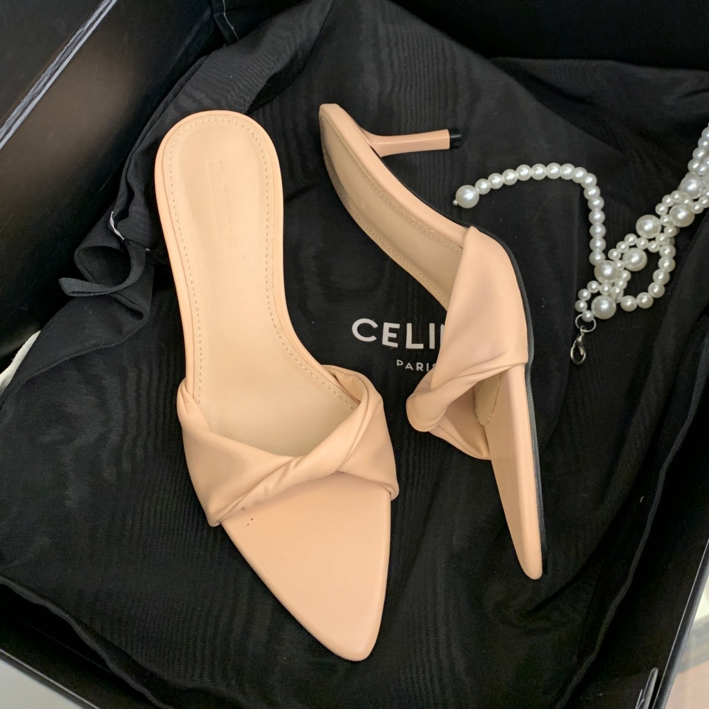 Korean-style Stiletto-heel Pointed Non-slip Sandals photo 6