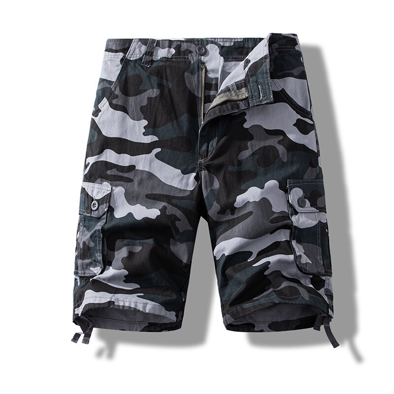 Foreign Trade All-cotton Multi-pocket Work Shorts photo 5
