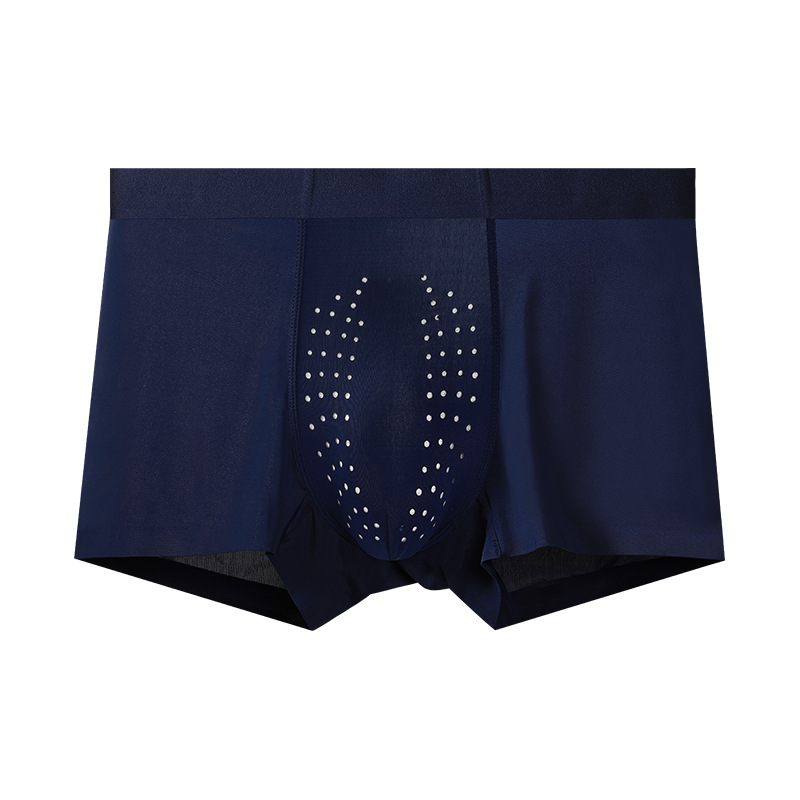 Mens Breathable Summer Thin Boxer Briefs Seamless Boxer Style photo 2