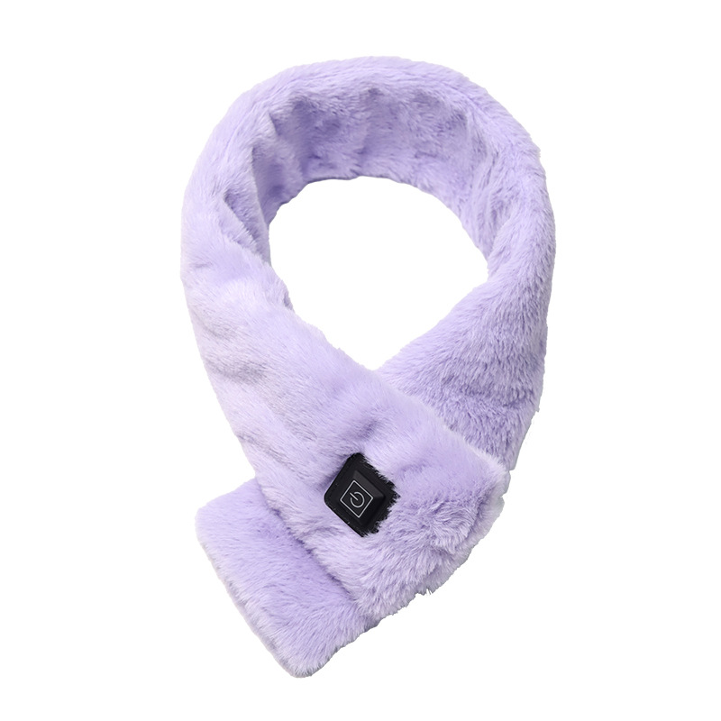 Heated Scarf With Three Temperature Settings, Made From Faux Rabbit Fur photo 8