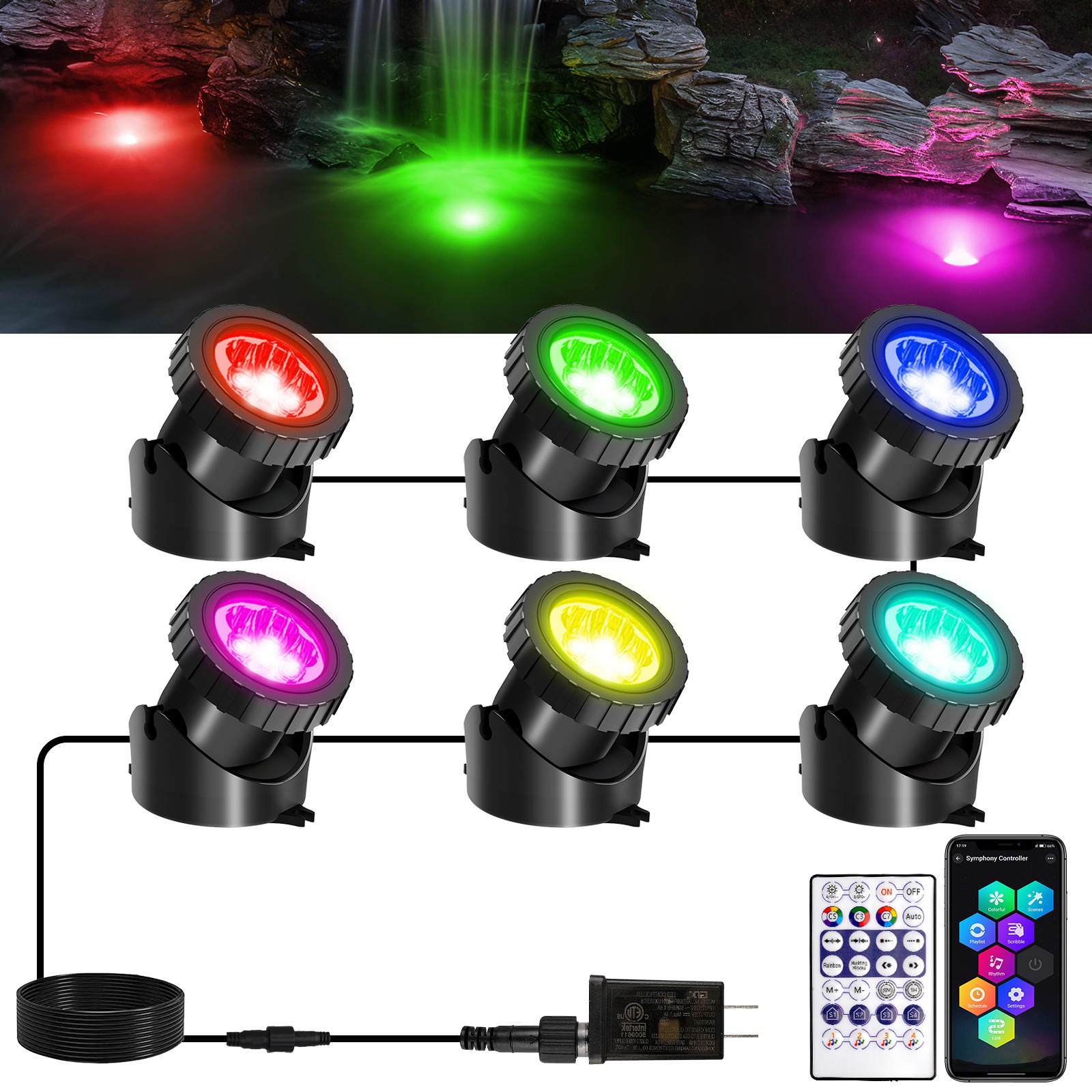 Outdoor US-standard Underwater Light Pedestal Style photo 2