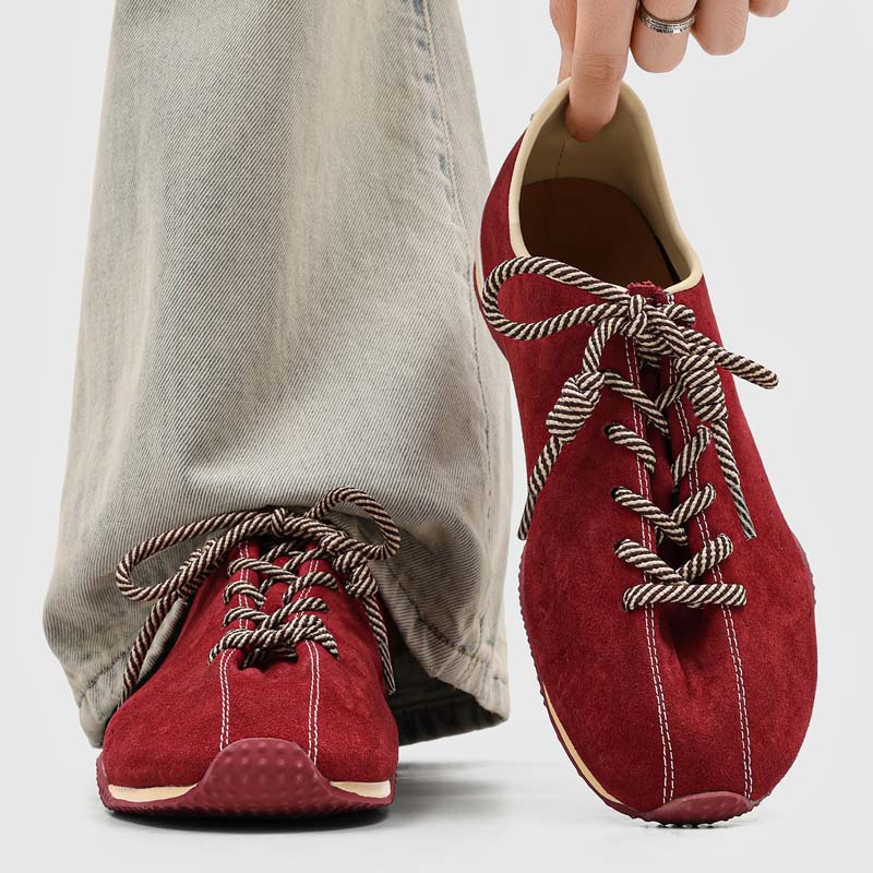 Retro Thick-soled Lace-up Sports Casual Shoes photo 3
