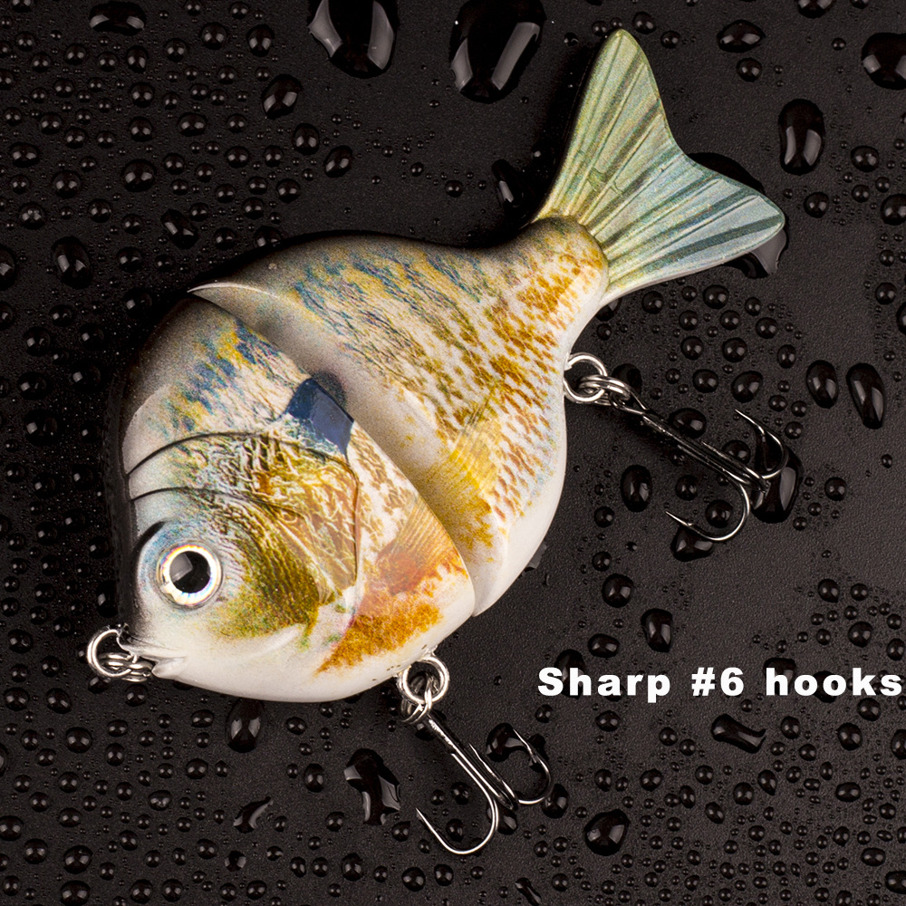 Multi Segment Sunfish Lure Bass Bait photo 3