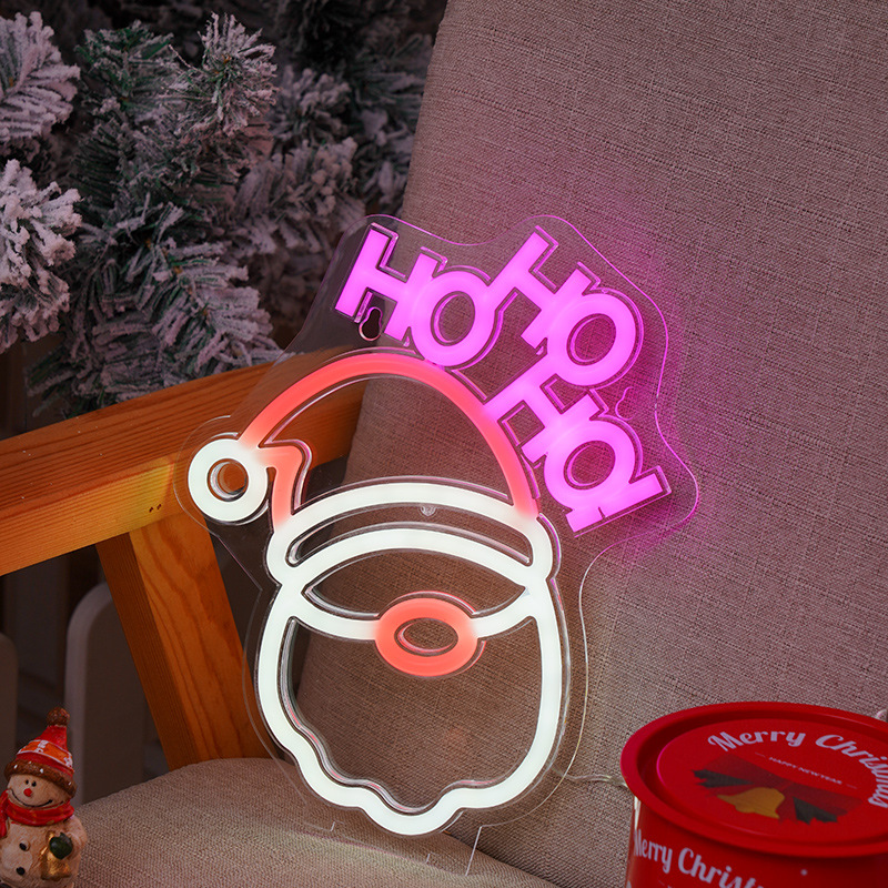 Acrylic Painted Suction-cup Hanging Lamp, LED Christmas Night Light photo 7
