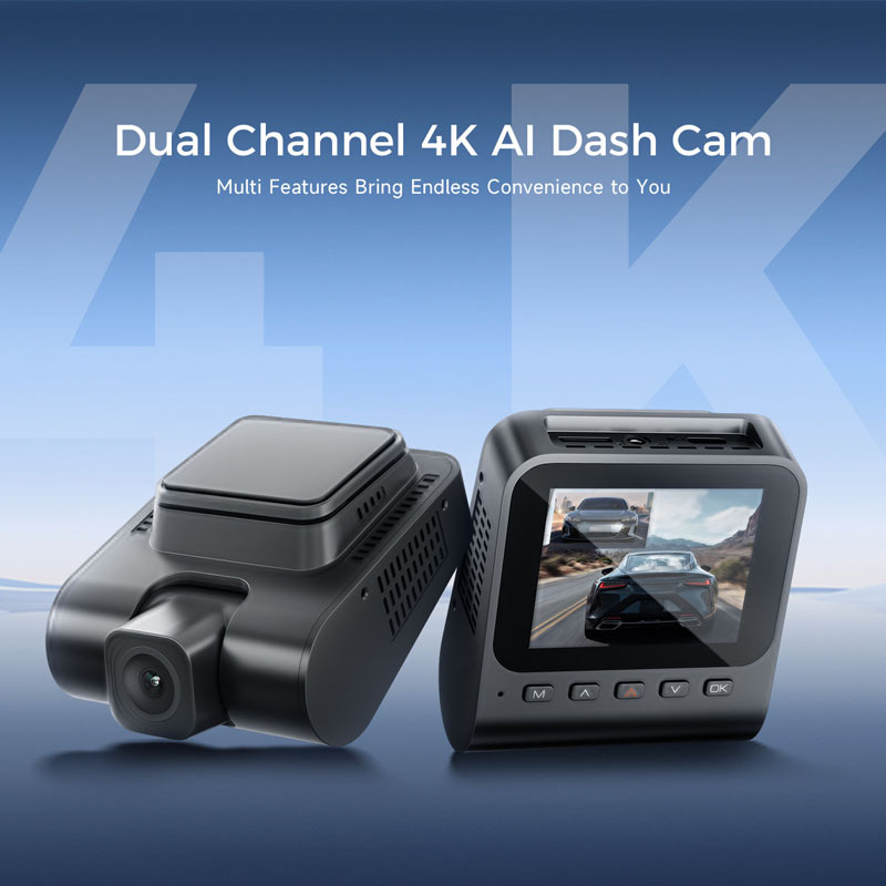 Dual-Lens Dash Cam V620 Night Vision Wide-Angle 4K photo 1