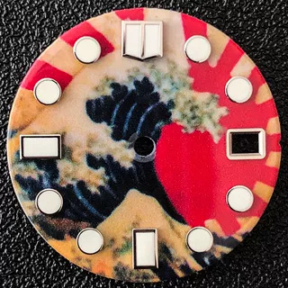 Enamel Dial Diameter Modified With Green Luminous Paint photo 4