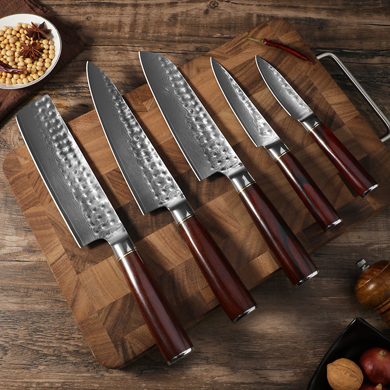 Damascus Steel Chef's Set With Chef's Knife photo 8