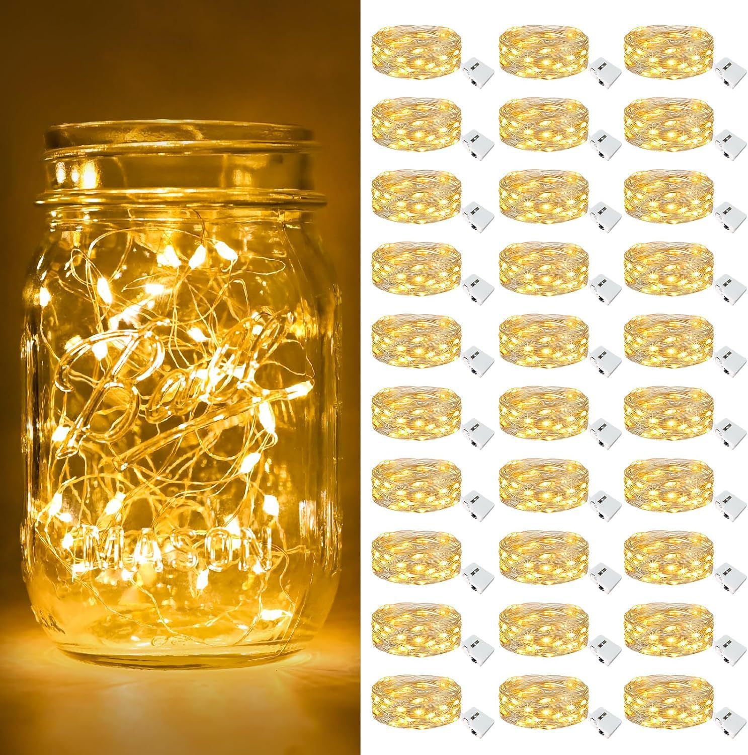 LED Waterproof Firefly Lights For Wedding Indoor Outdoor Christmas Garden photo 4