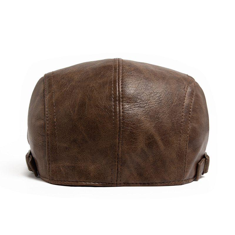 British-style Vintage Thickened Warm Mens Beret photo 3