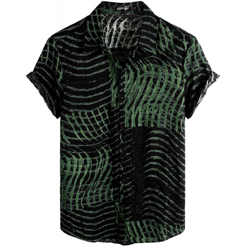 Fashion Summer Printed Hawaiian Shirt For Men photo 6