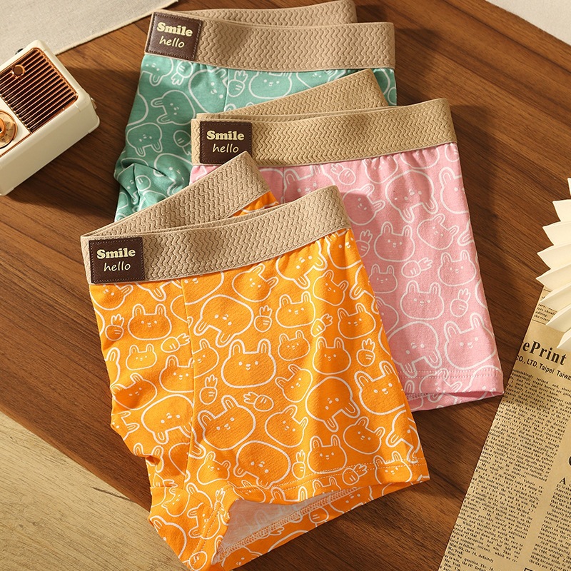 Men's Underwear Cartoon Printed Cotton Briefs photo 1