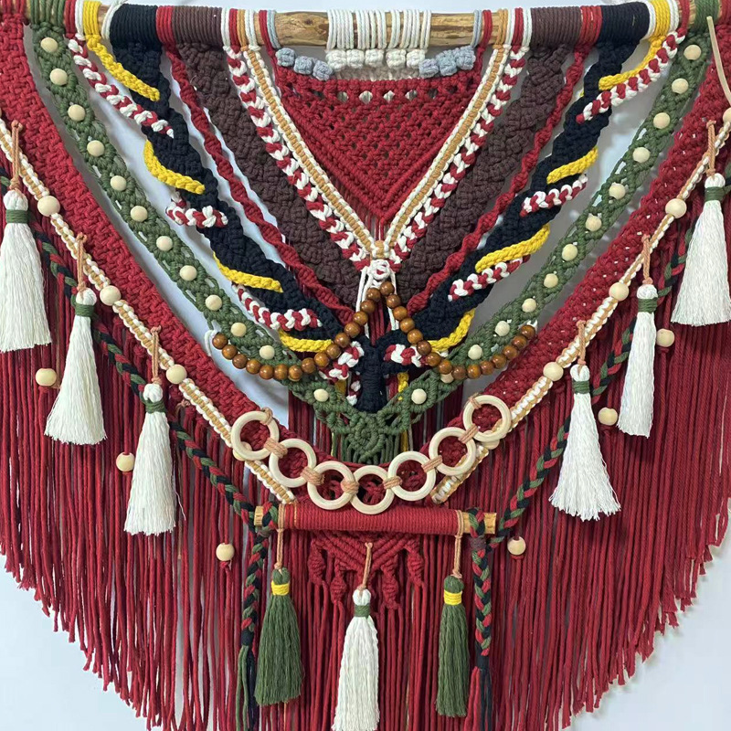 Exotic Style Tapestry Hand Woven For Background Decoration photo 2