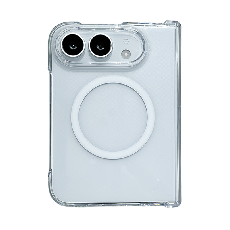 Transparent Magnetic Folding All-around Phone Case photo 3