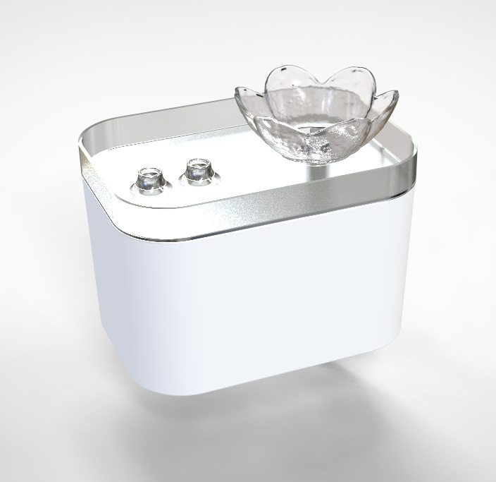 Pet Water Bowl With Automatic Circulation And Filtration Quiet Cat Drinking Fountain photo 7