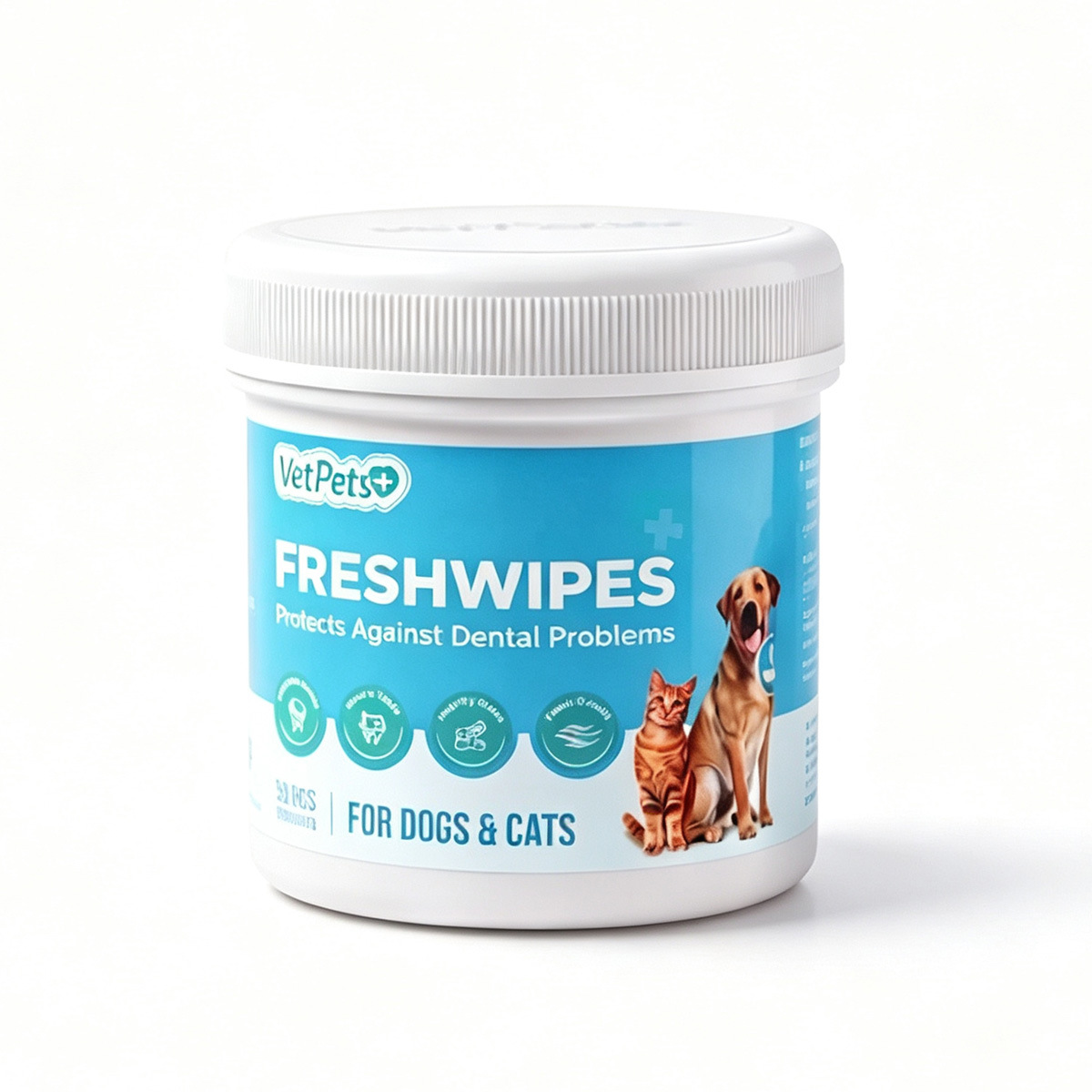 Pet Eye-Cleaning Finger Wipes For Cats And Dogs Removes Tear Stains photo 6
