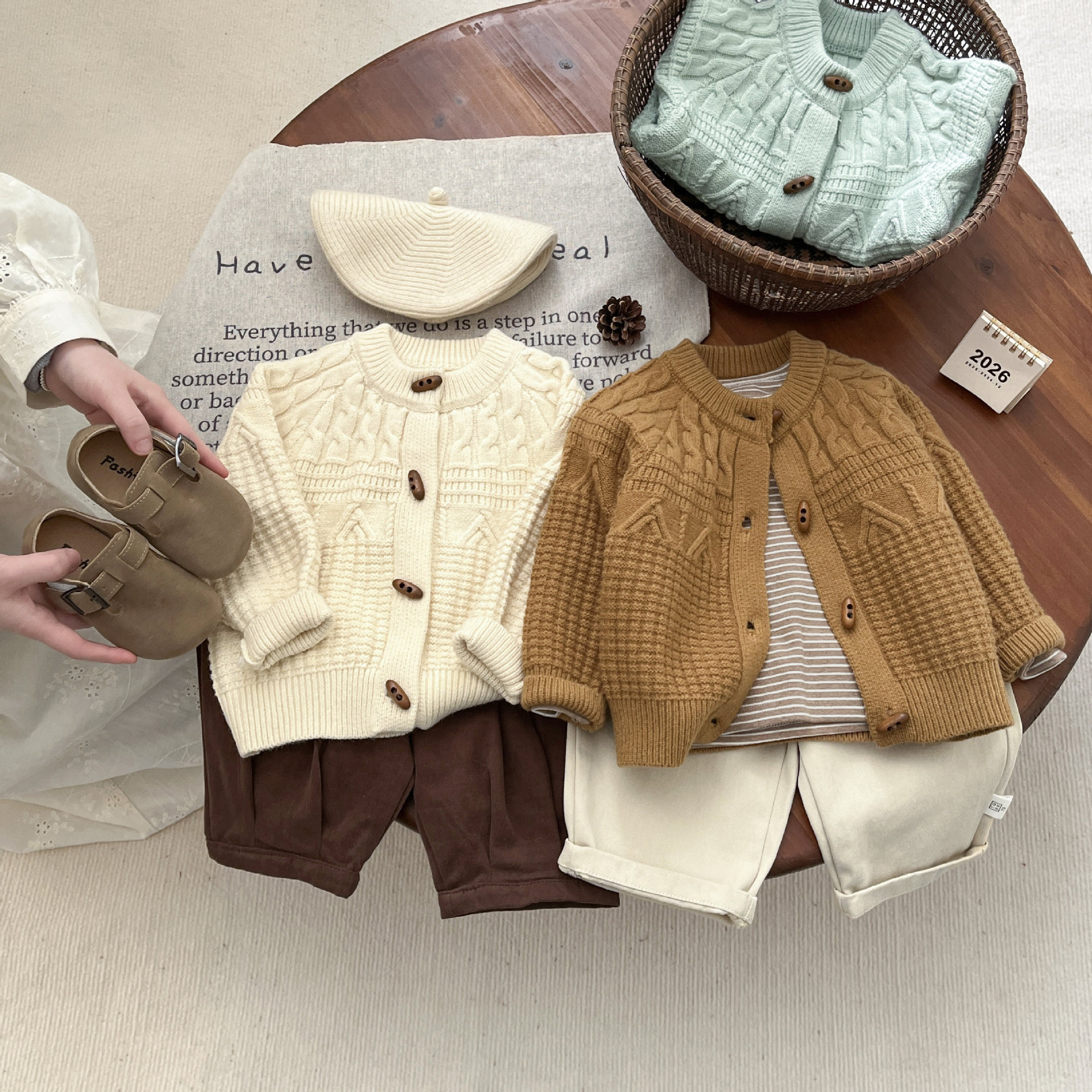 Childrens Fashion Knitted Cardigan Jacket photo 5