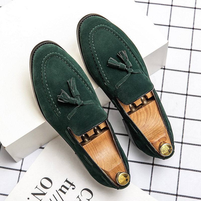 Matte-finish Hairstylist Casual Shoes, British-style Nightclub All-match photo 6