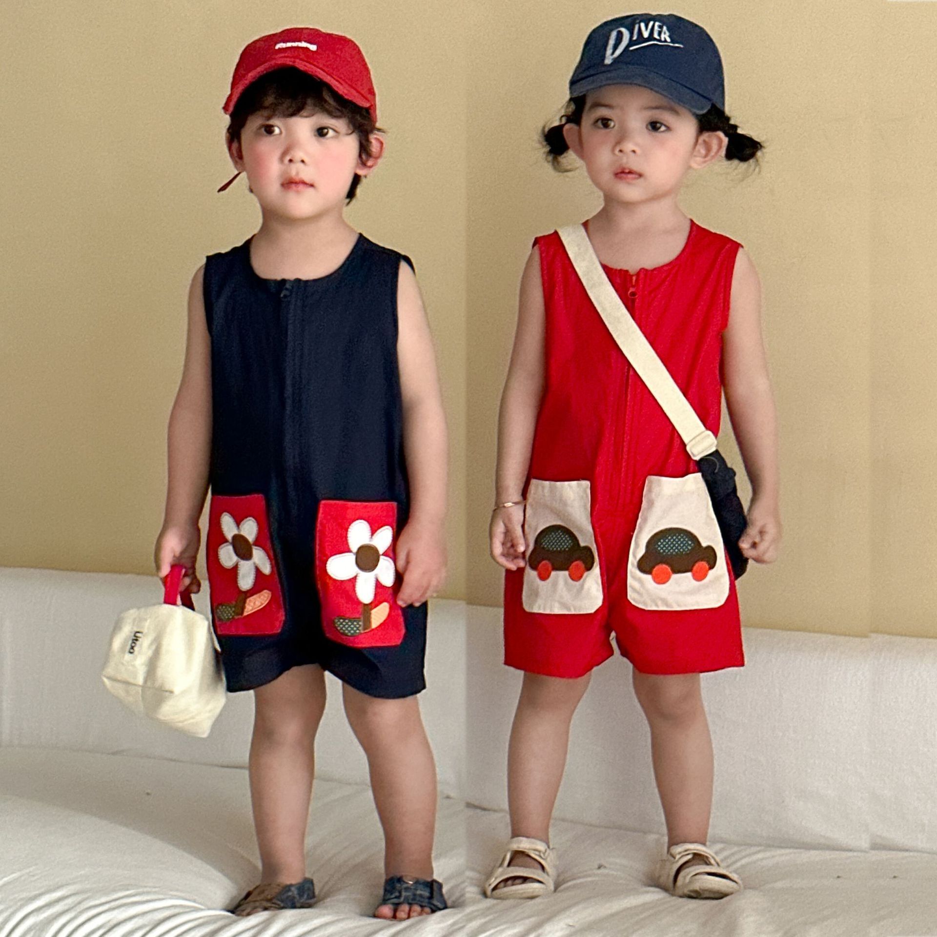 Loose-fitting One-piece Outfit For Baby Girls Going Out photo 6