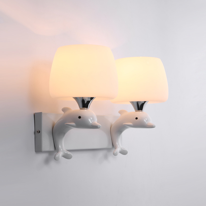 Modern Minimalist LED Wall Lamp Bedroom Bedside Lamp photo 5