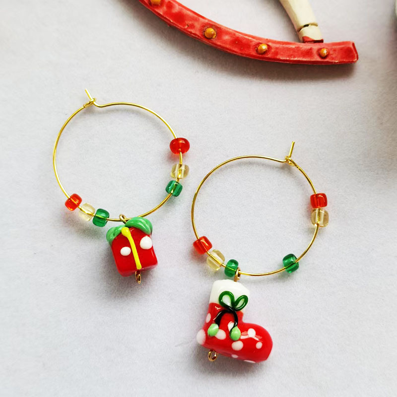 Alloy Christmas Series Wine Glass Pendant photo 7