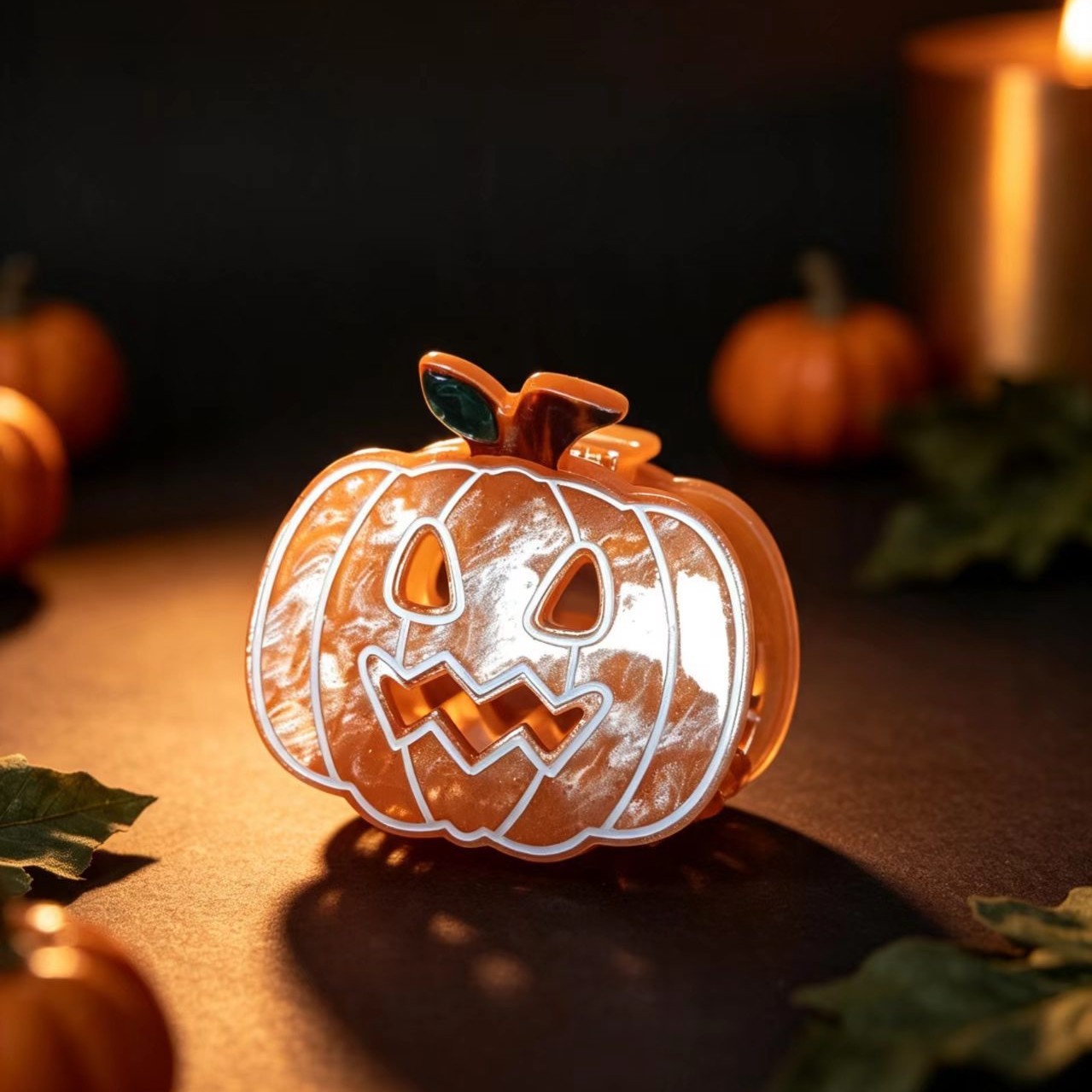 Halloween Funny Claw Clip Pumpkin photo 4