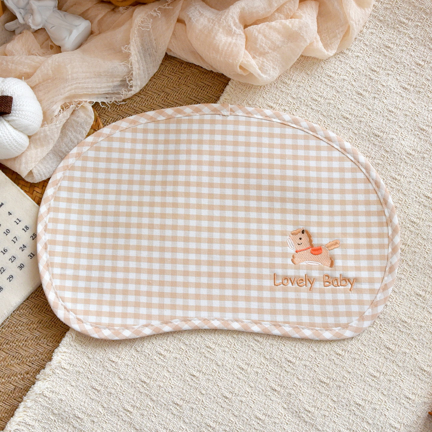 Infant And Toddler Summer Sweat-absorbing, Breathable Pillow Pillow Pad photo 3
