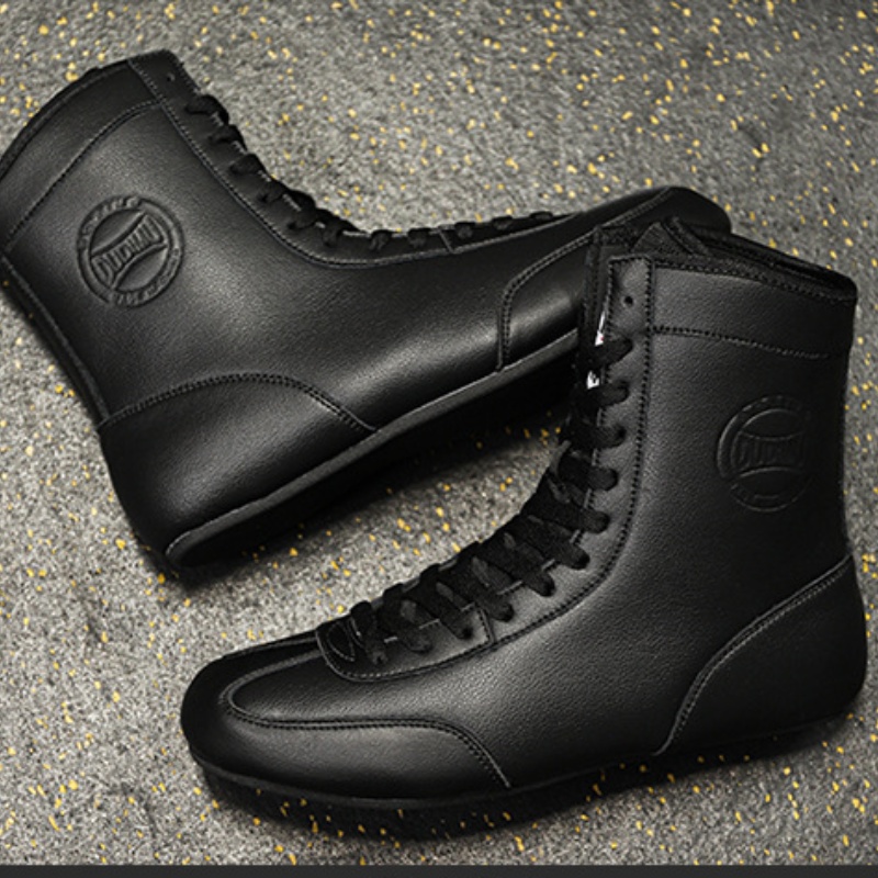 Professional Boxing Shoe Male Professional Wrestling Shoes Indoor Training photo 7