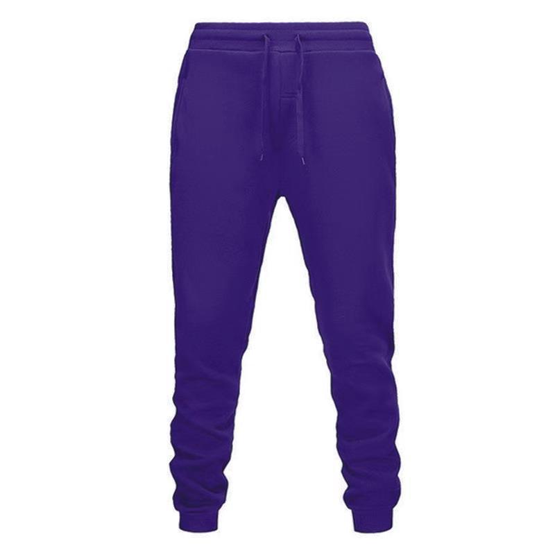 Men's Casual Sports Solid Color Trousers photo 3