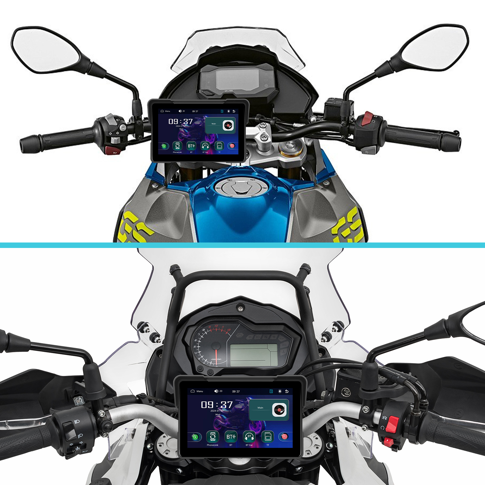 7-inch Motorcycle PND  CarPlay Compatible  No Recording Function photo 3