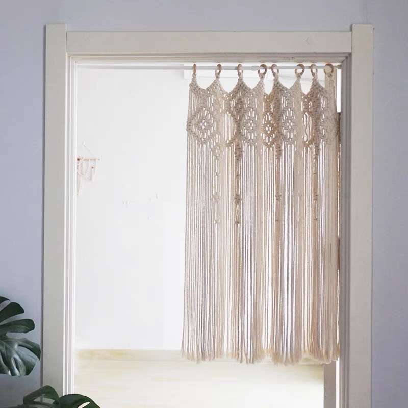 Bohemian Hand-woven Door Curtain Tapestry photo 6
