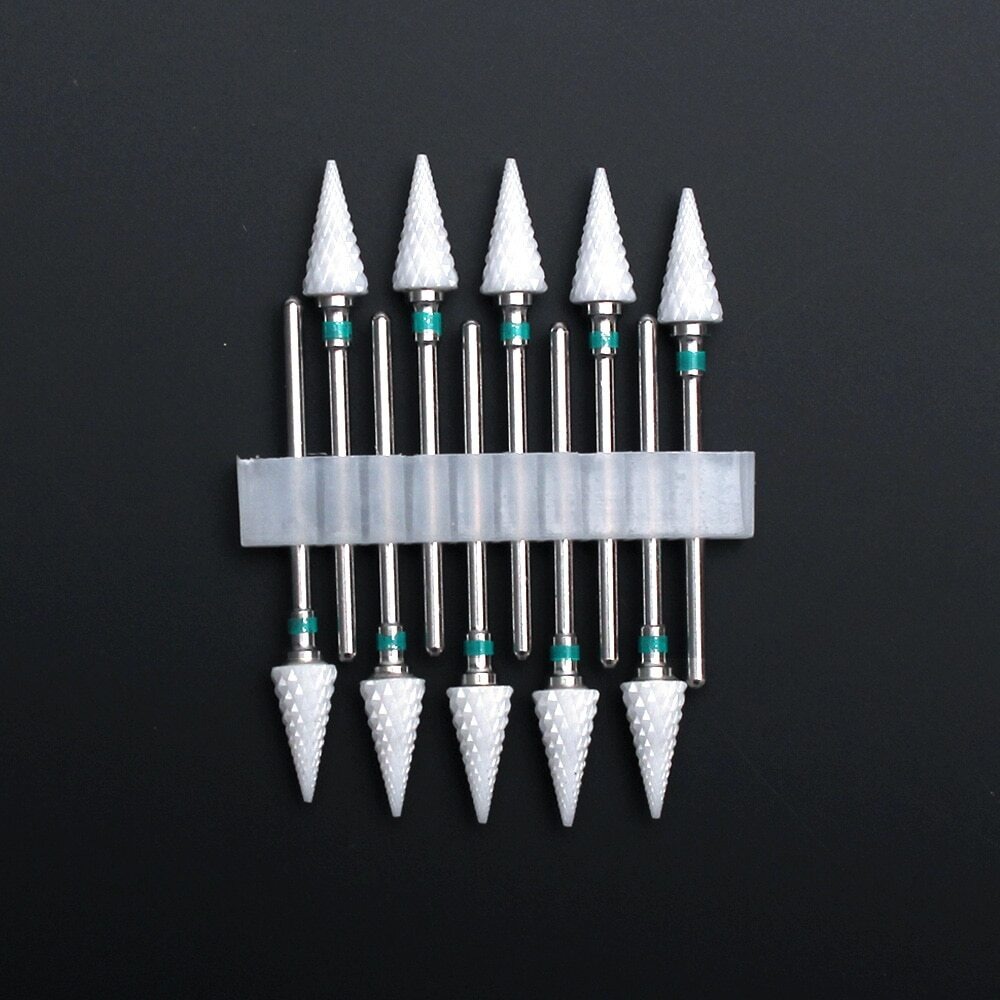 10-Piece Ceramic Nail Drill Bit Tool Set photo 2