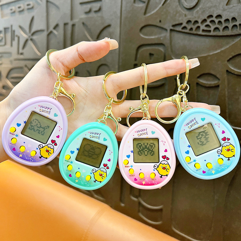 Electronic Pet Machine Mini Handheld Video Game Console Keychain Ornaments photo 4